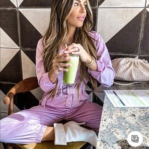 Purple Button down Jumper • XS